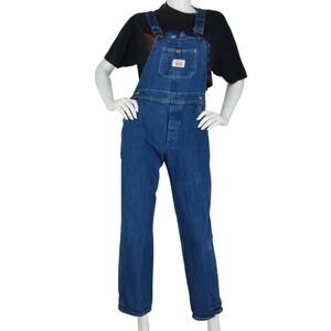 Round House Farmer Farm Work Workwear Rockabilly Festival Denim Jean Overalls 28